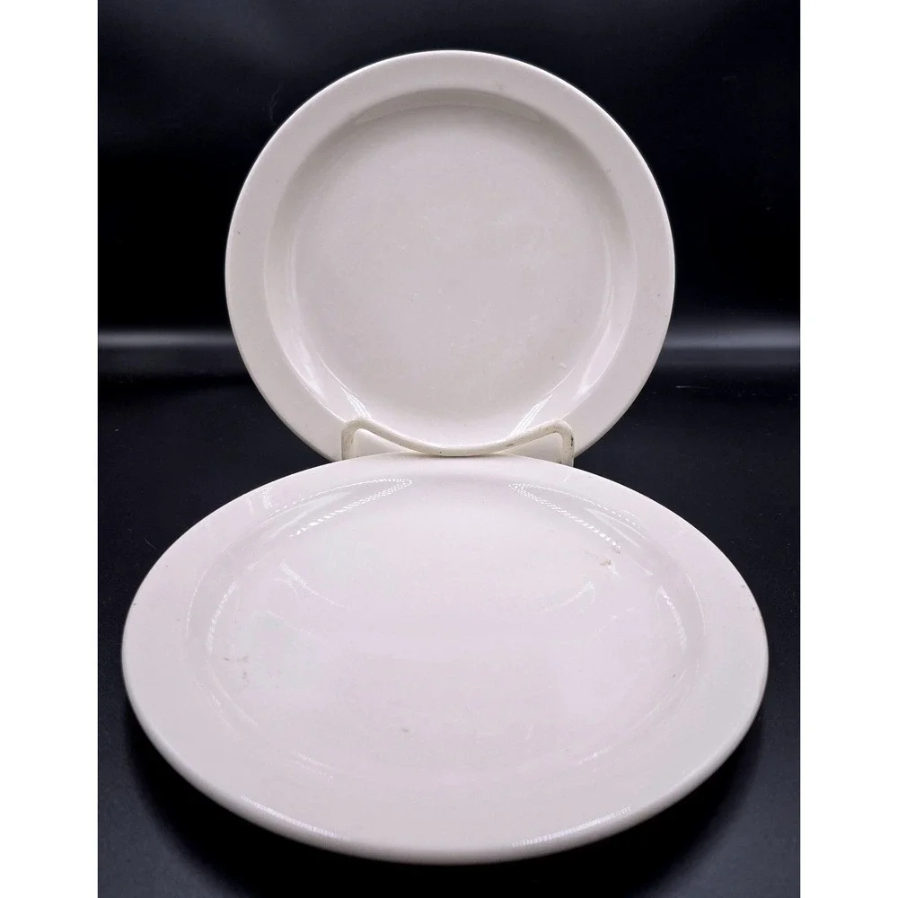 Buffalo China 9810A‎ White Salad Bread Dessert Plate 8